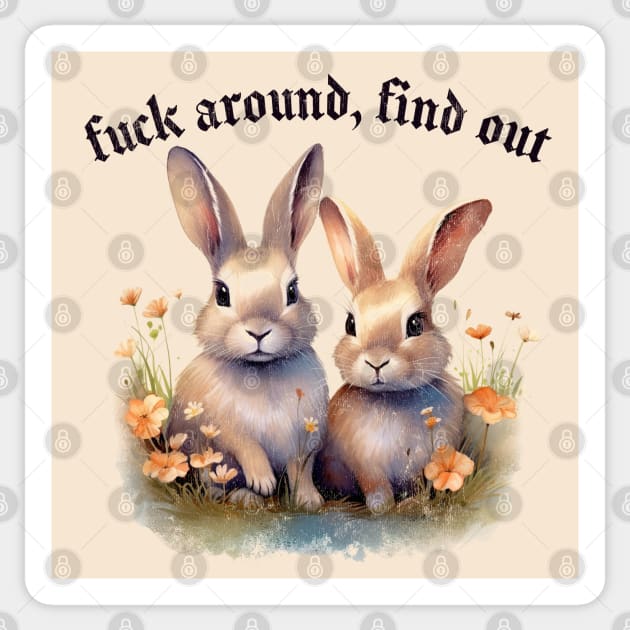 Fuck Around, Find Out Sticker by DankFutura